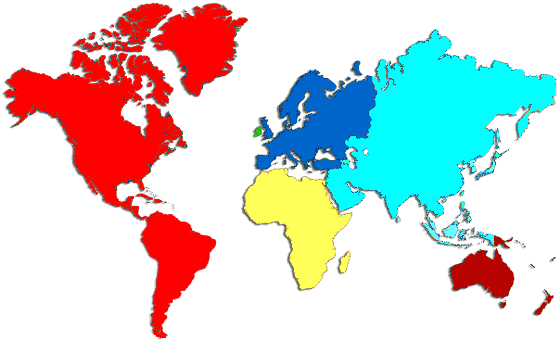 world map continents. world map outline continents.